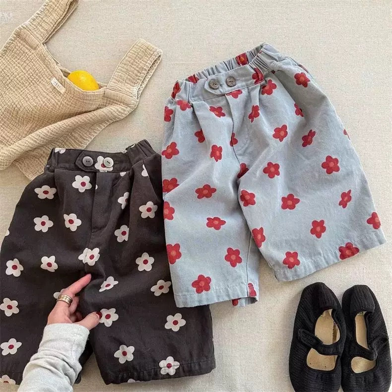 Children's Floral Pants
