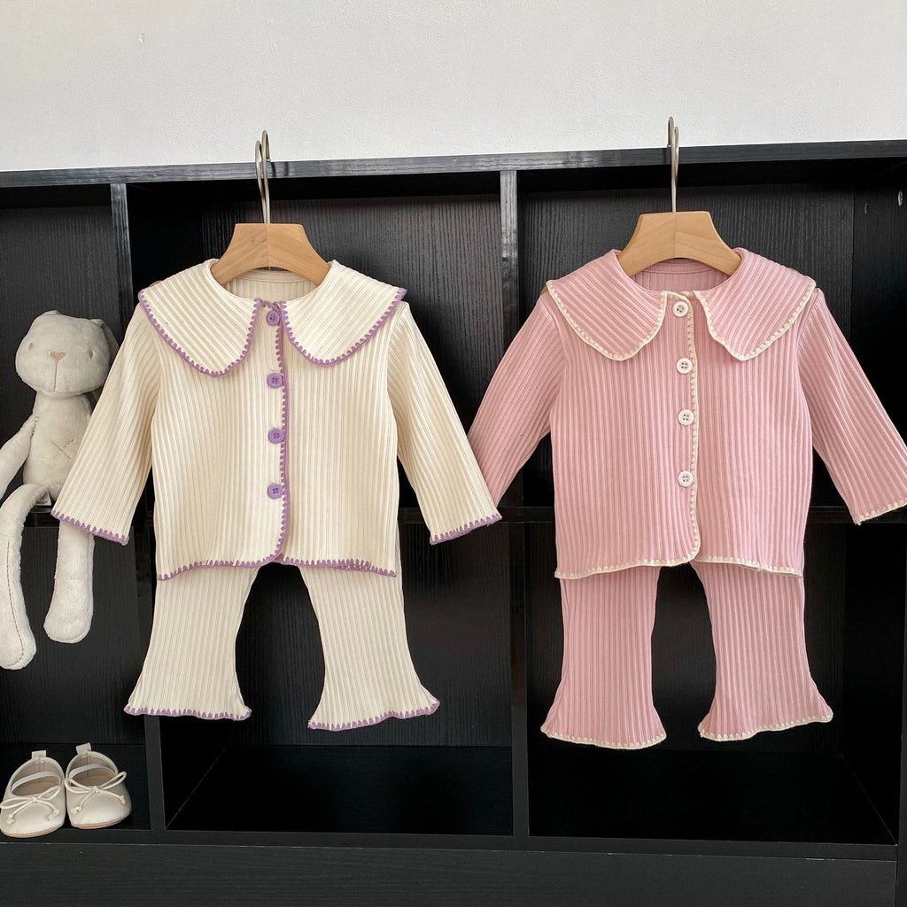 Girls' Button-Down Set