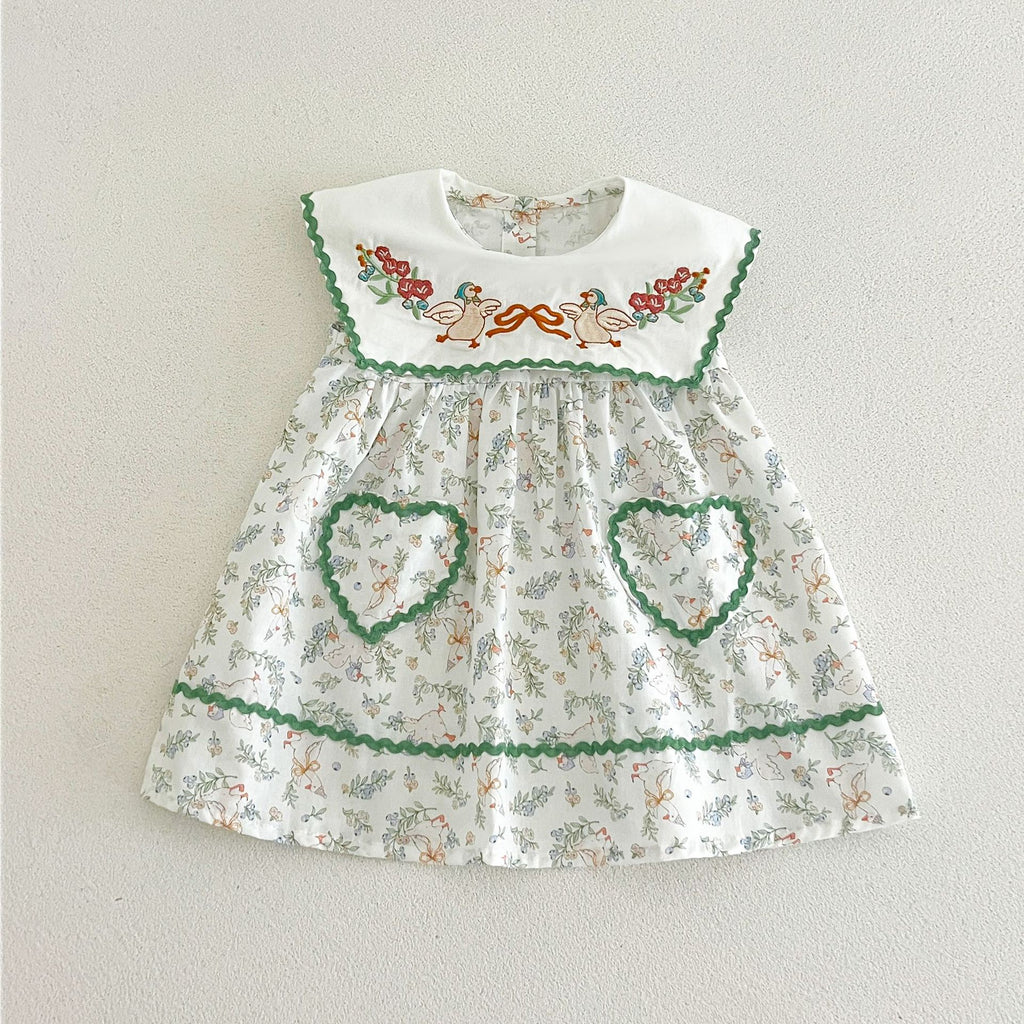 Children's Dress Love Ducklings