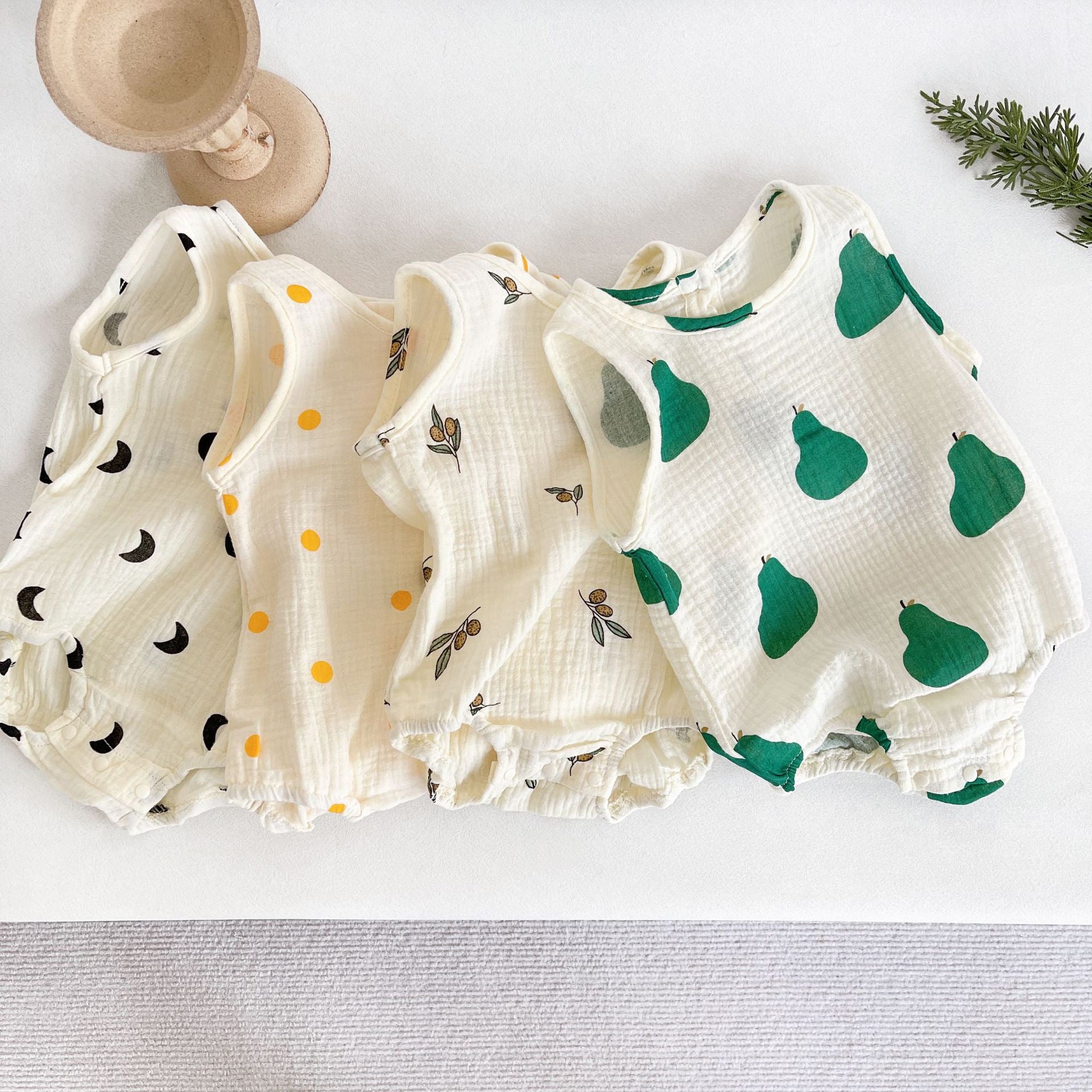 Body de bebé de verano estampado