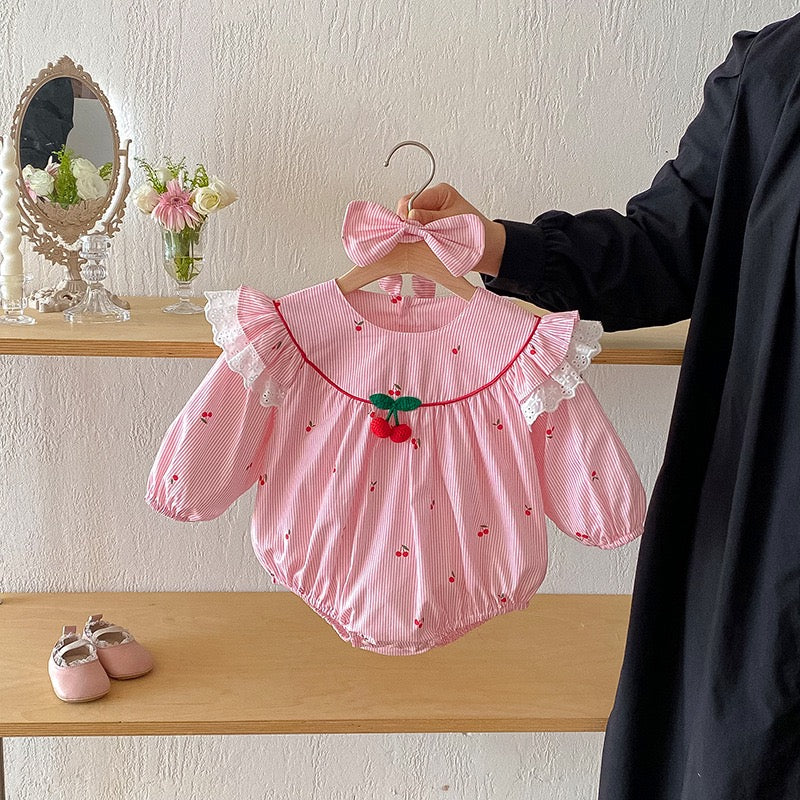 Kids Princess Dresses Long Sleeved Cotton Baby Girl Romper
