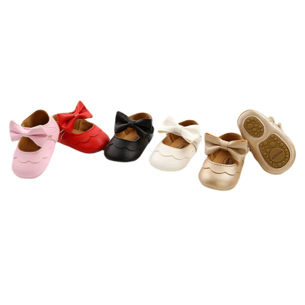 Citgeett 0-18M Baby Infant Girls Flat Shoes Bow Knot
