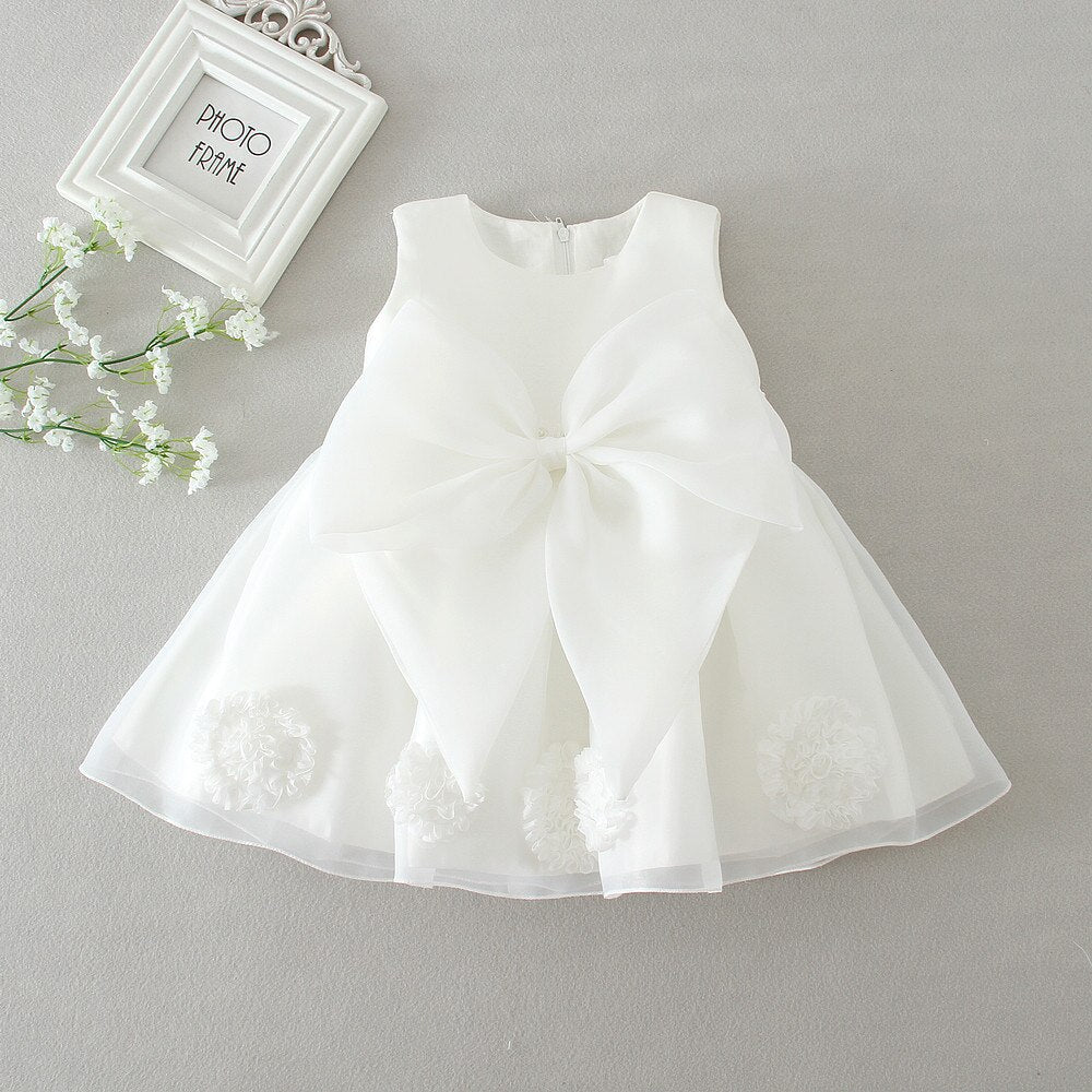 White Dress with bow