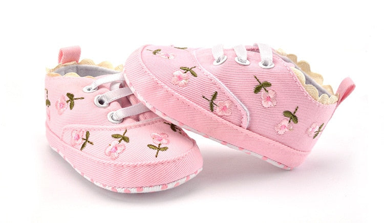 Baby Embroidery Sneakers