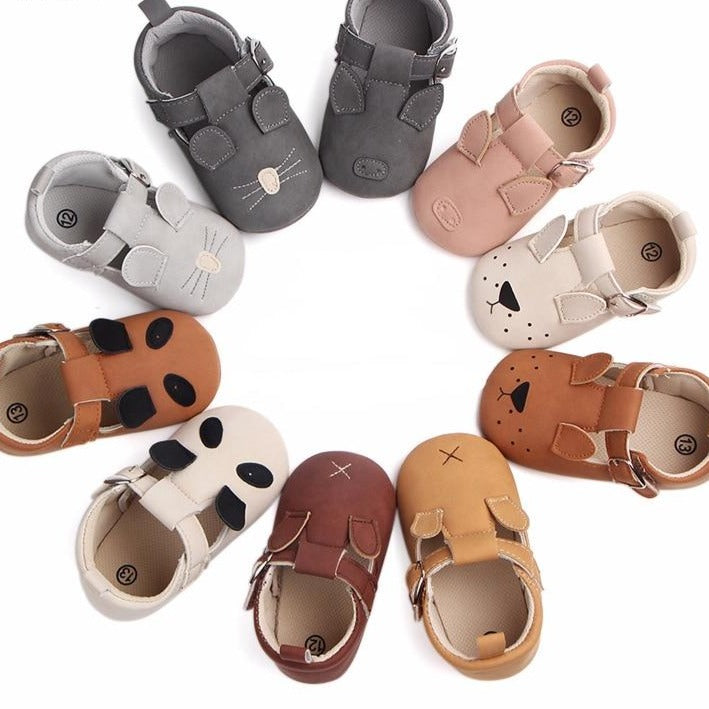 Stampa animale carina Scarpe Primi Passi Colorate
