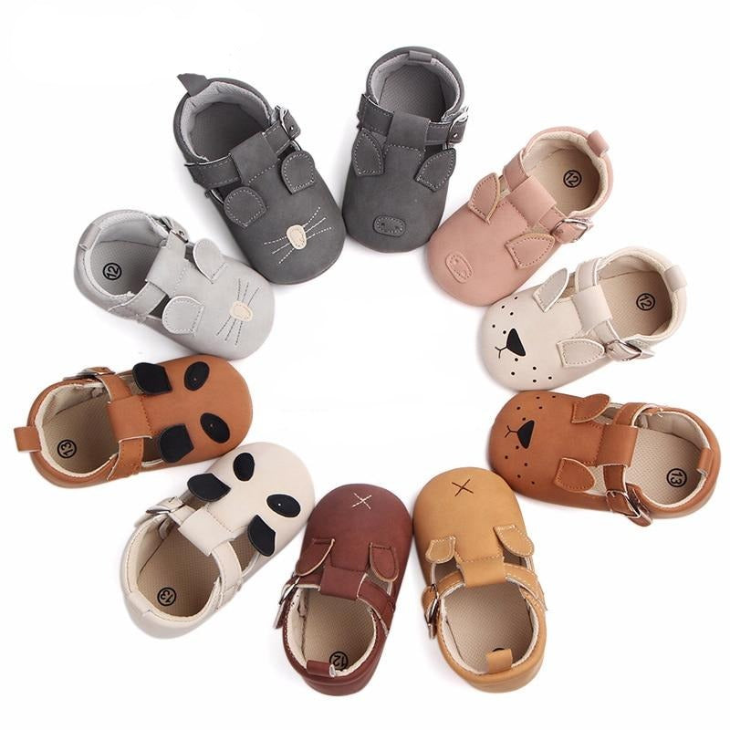 Stampa animale carina Scarpe Primi Passi Colorate