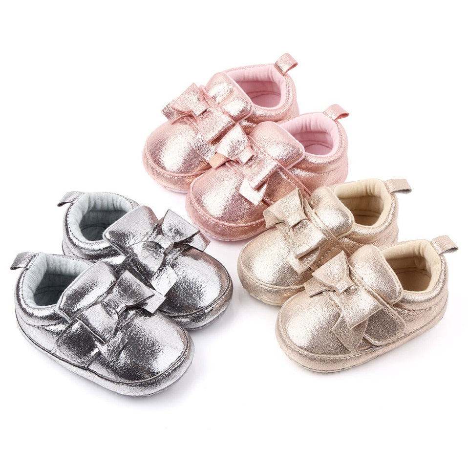 Sneakers metallizzate da bambino