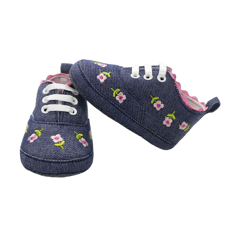 Baby Embroidery Sneakers