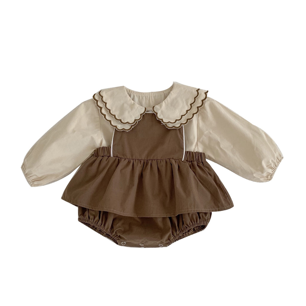 Children's Blouse/Overalls with Buttons