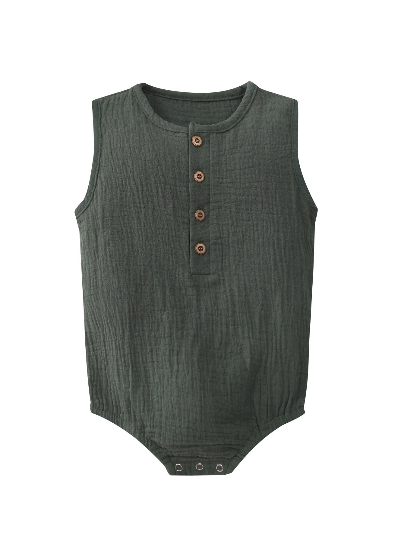 Peleles para bebé, 100 % algodón, sin mangas, shorts, ropa para recién nacido
