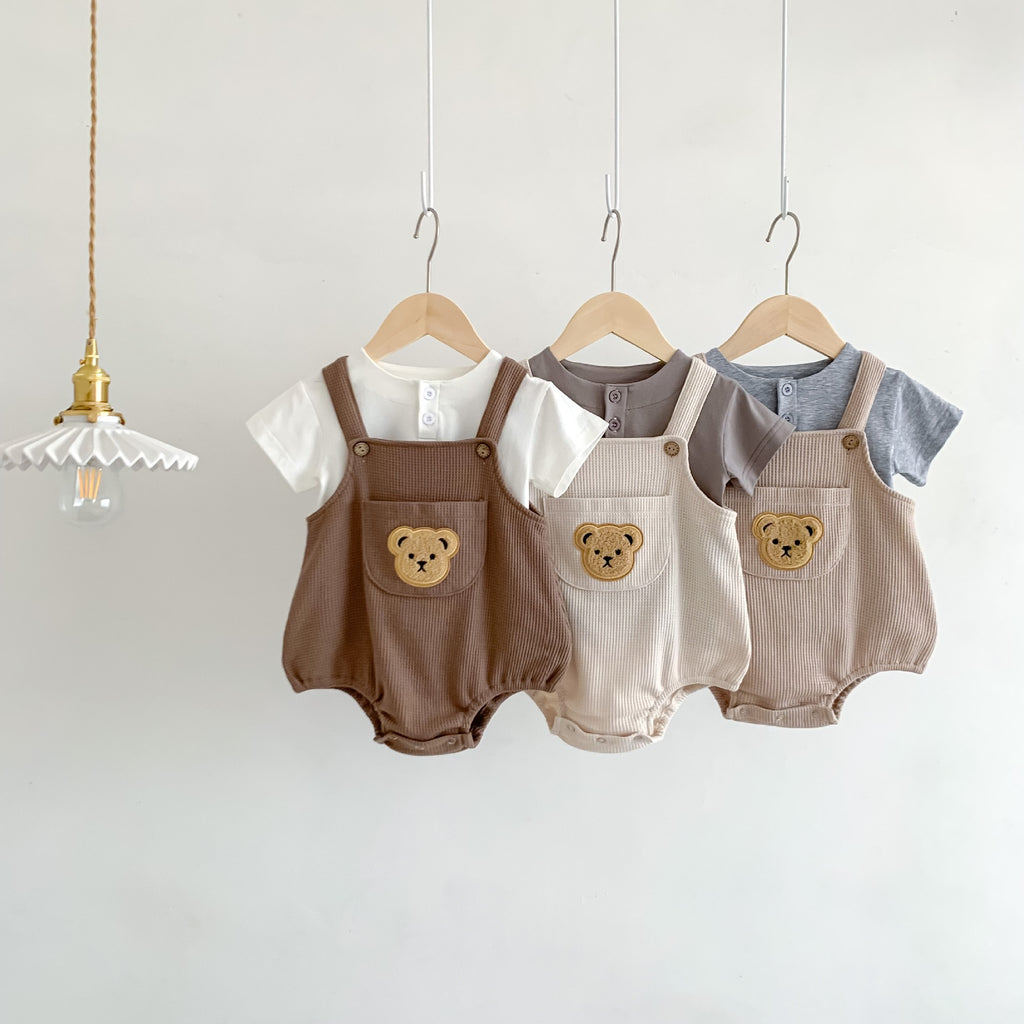 2PCS Baby Clothing Set Bodysuit Brief Tee Boys Suit Sets