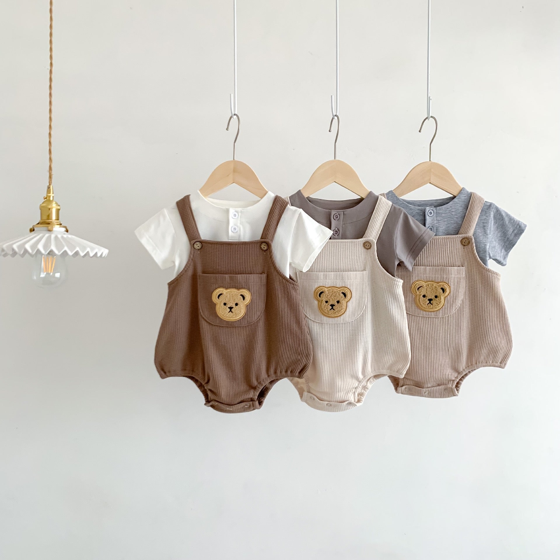 2PCS Baby Clothing Set Bodysuit Brief Tee Boys Suit Sets