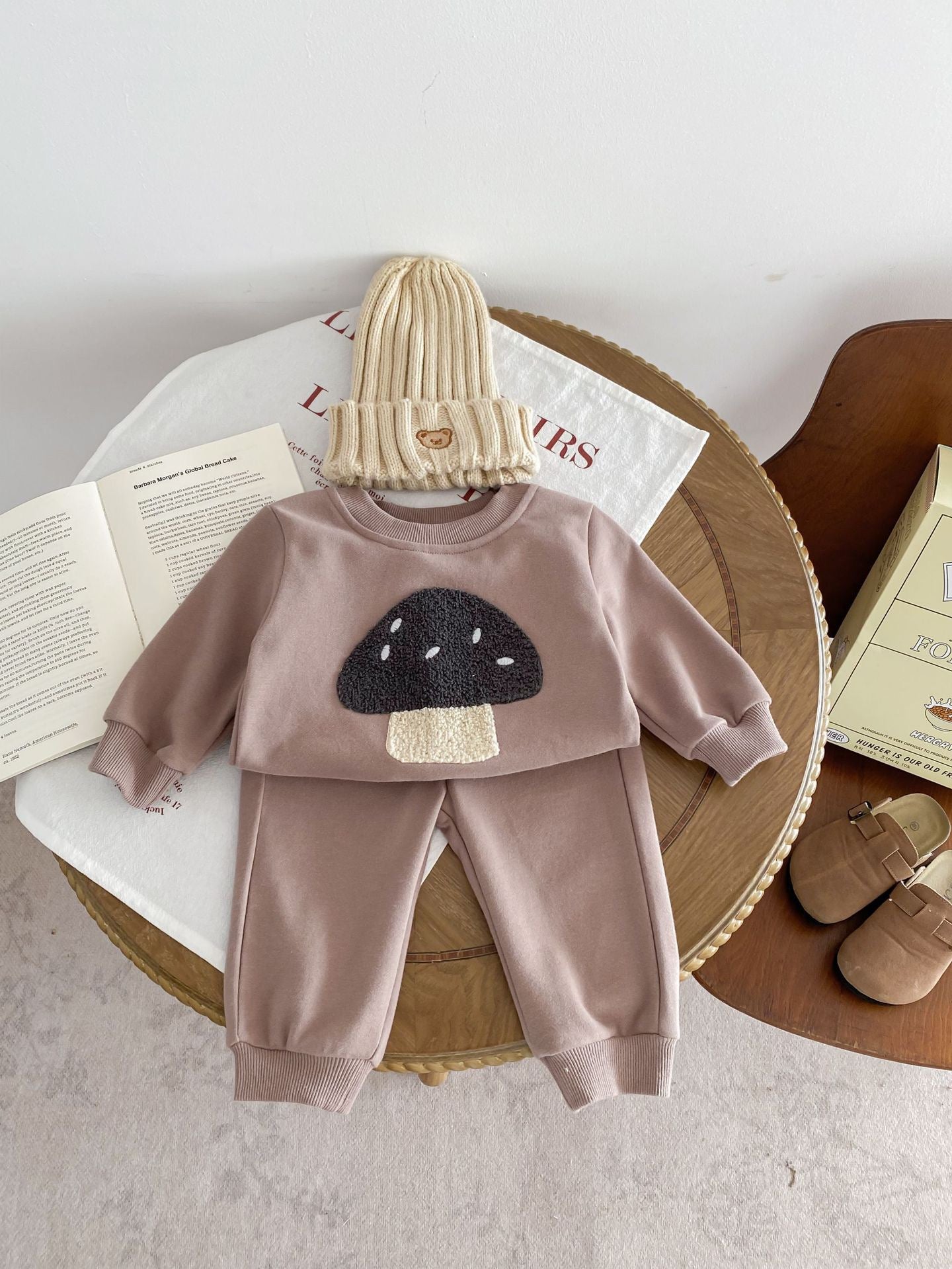 Infant Long Sleeve Tops+Pants Baby Girls Boys Clothing Set
