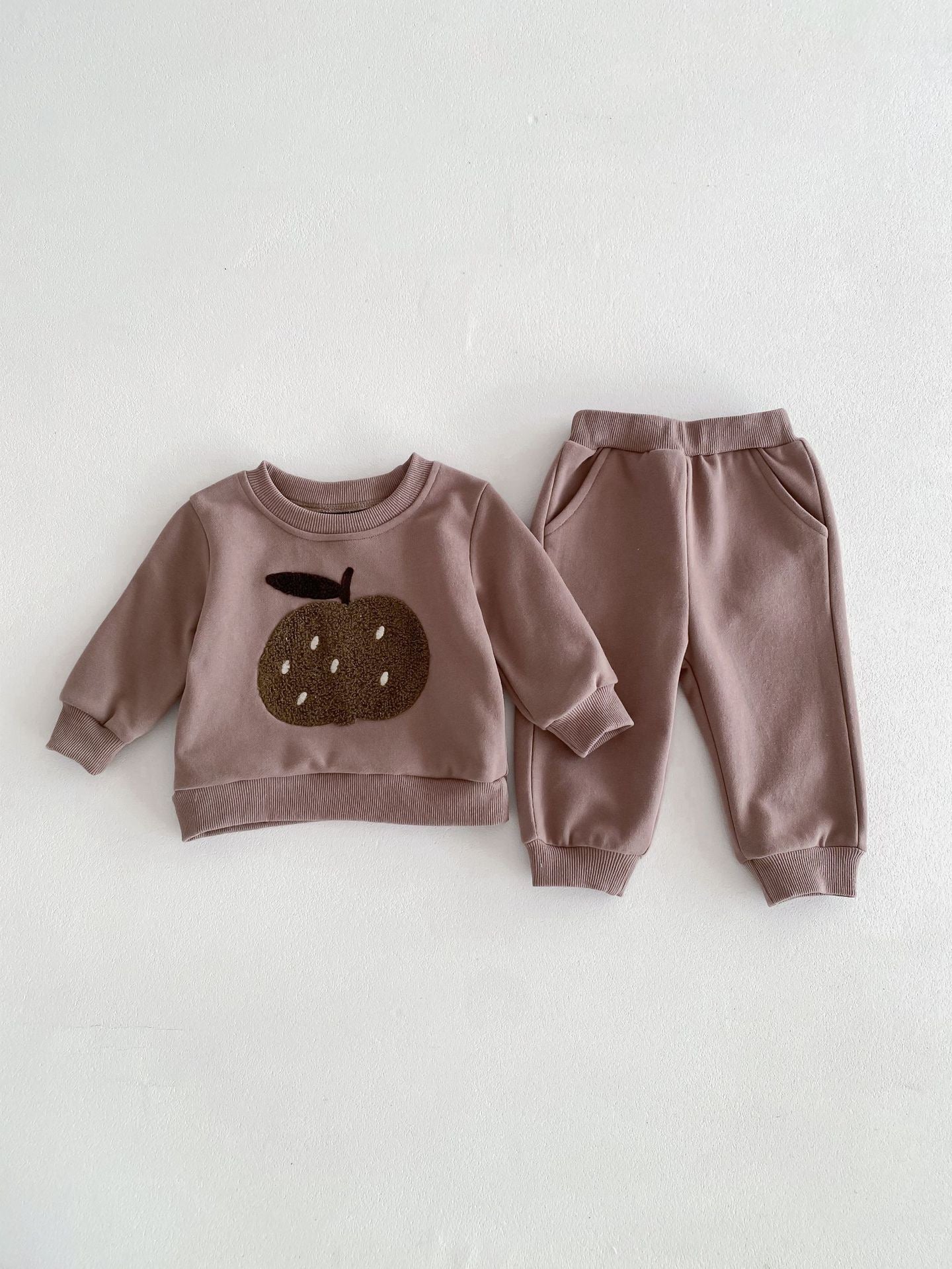 Infant Long Sleeve Tops+Pants Baby Girls Boys Clothing Set