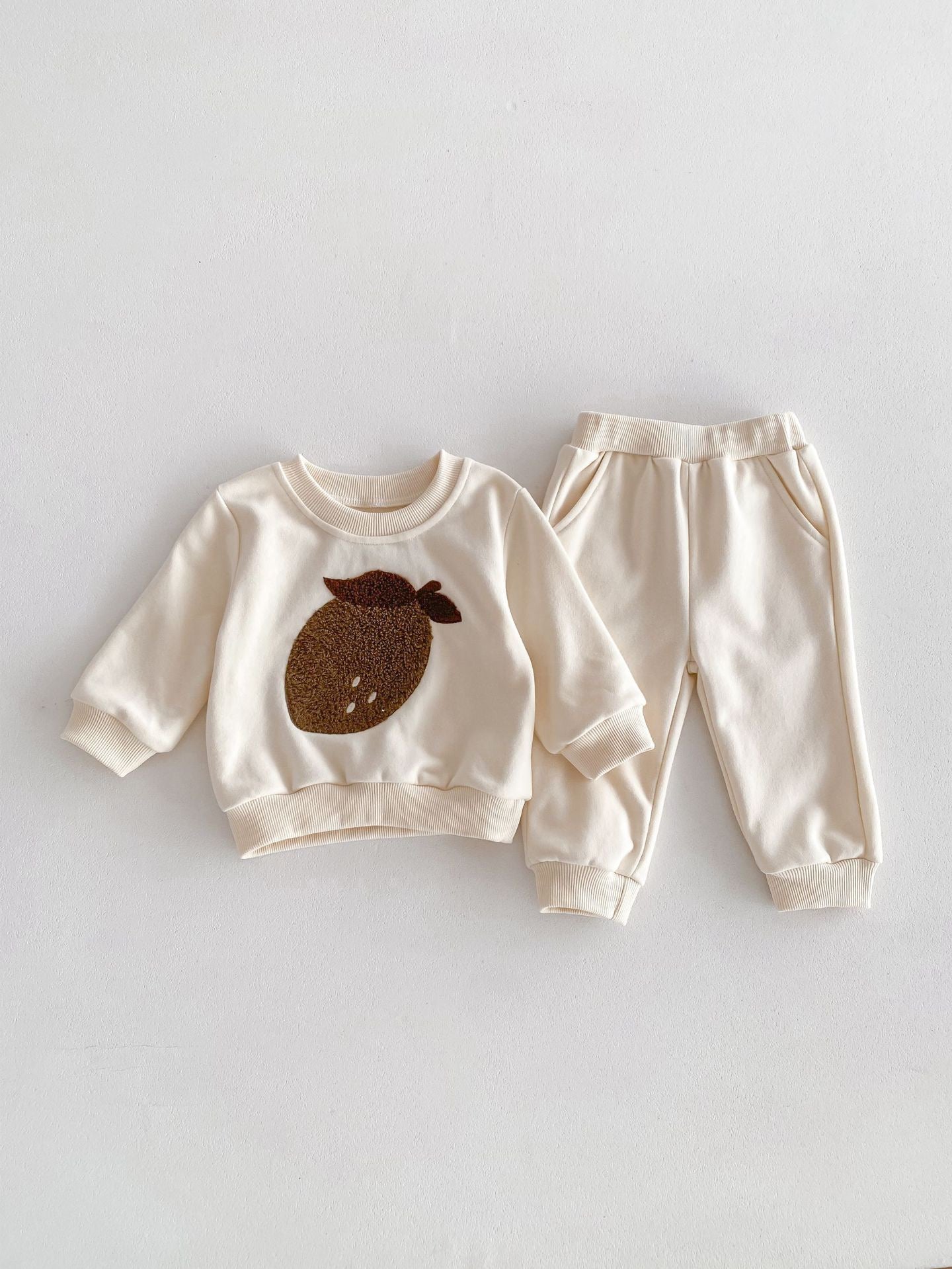 Infant Long Sleeve Tops+Pants Baby Girls Boys Clothing Set