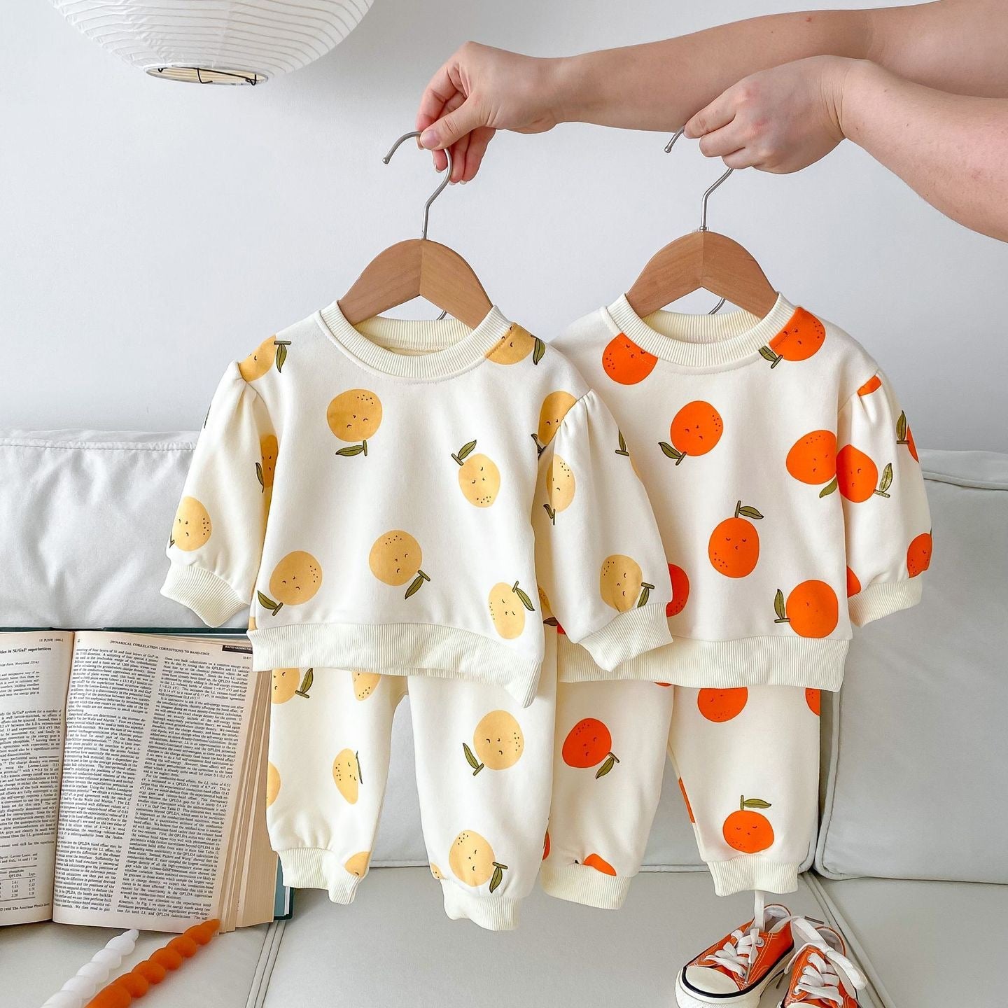 Conjunto de ropa para bebés niñas, tops y pantalones de algodón, traje para bebés