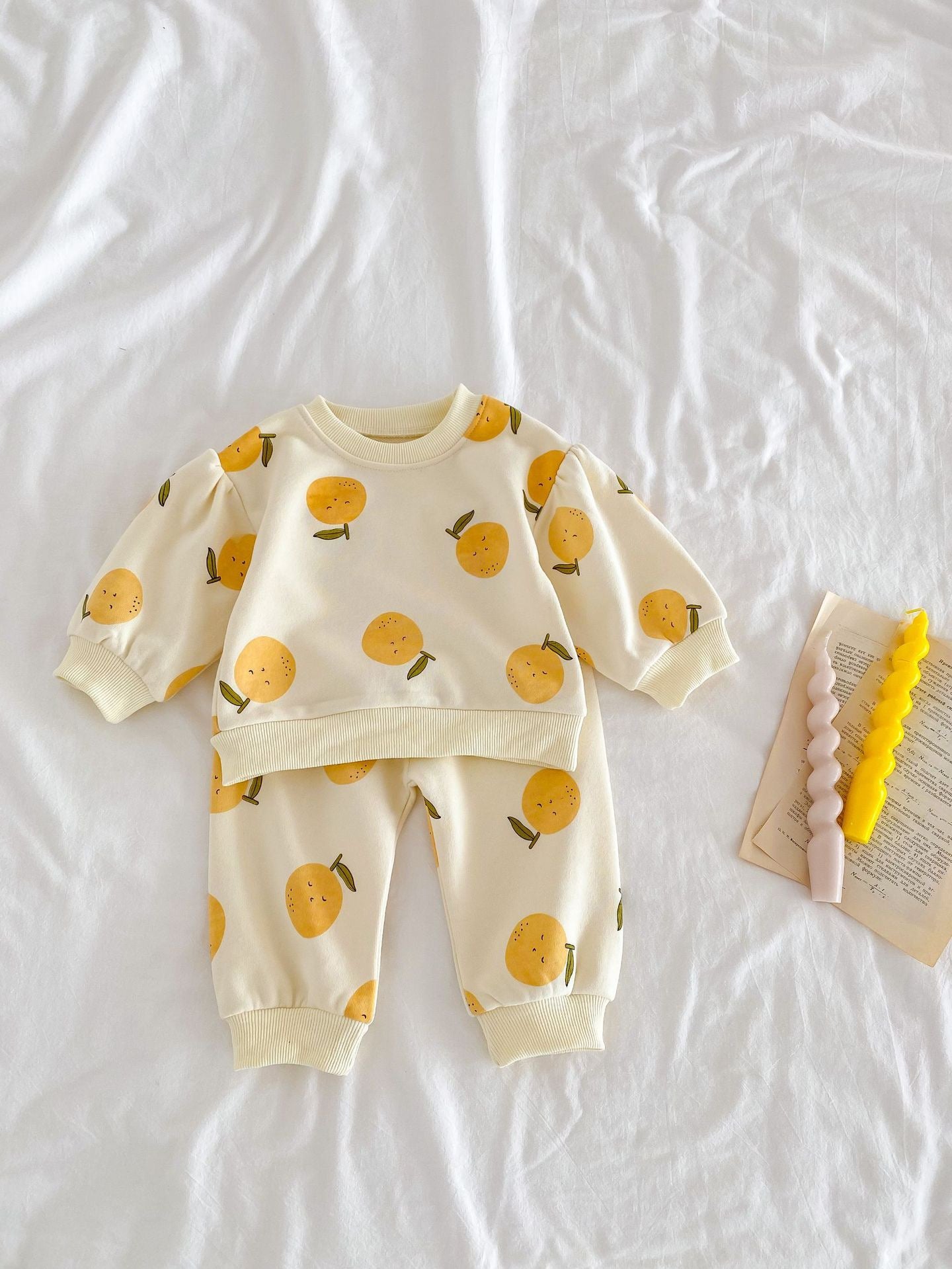 Conjunto de ropa para bebés niñas, tops y pantalones de algodón, traje para bebés