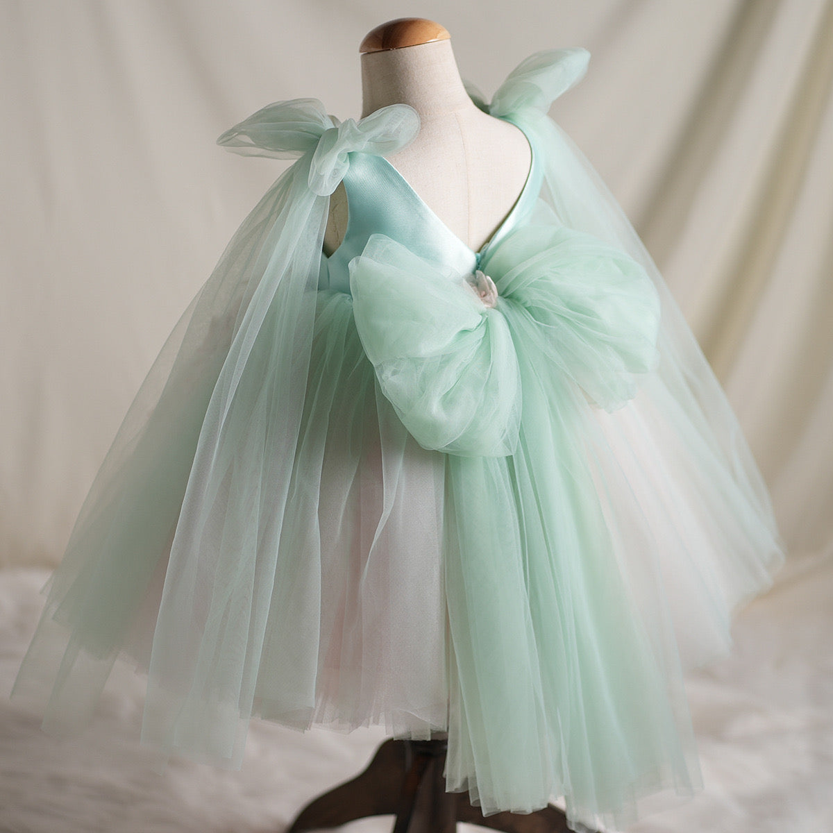 Enchanted Garden Green Children's Party Dress