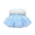 Children's Dress with Sparkling Flowers
