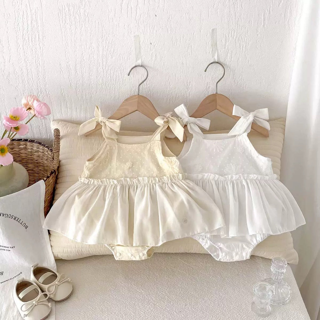 Baby Bodysuit with Floral Skirt