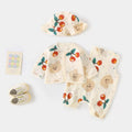 Thin Gauze Sleeveless Baby Romper 3PCS Set