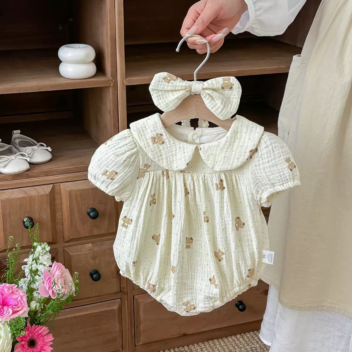 Baby All Over Bear Print Bodysuit