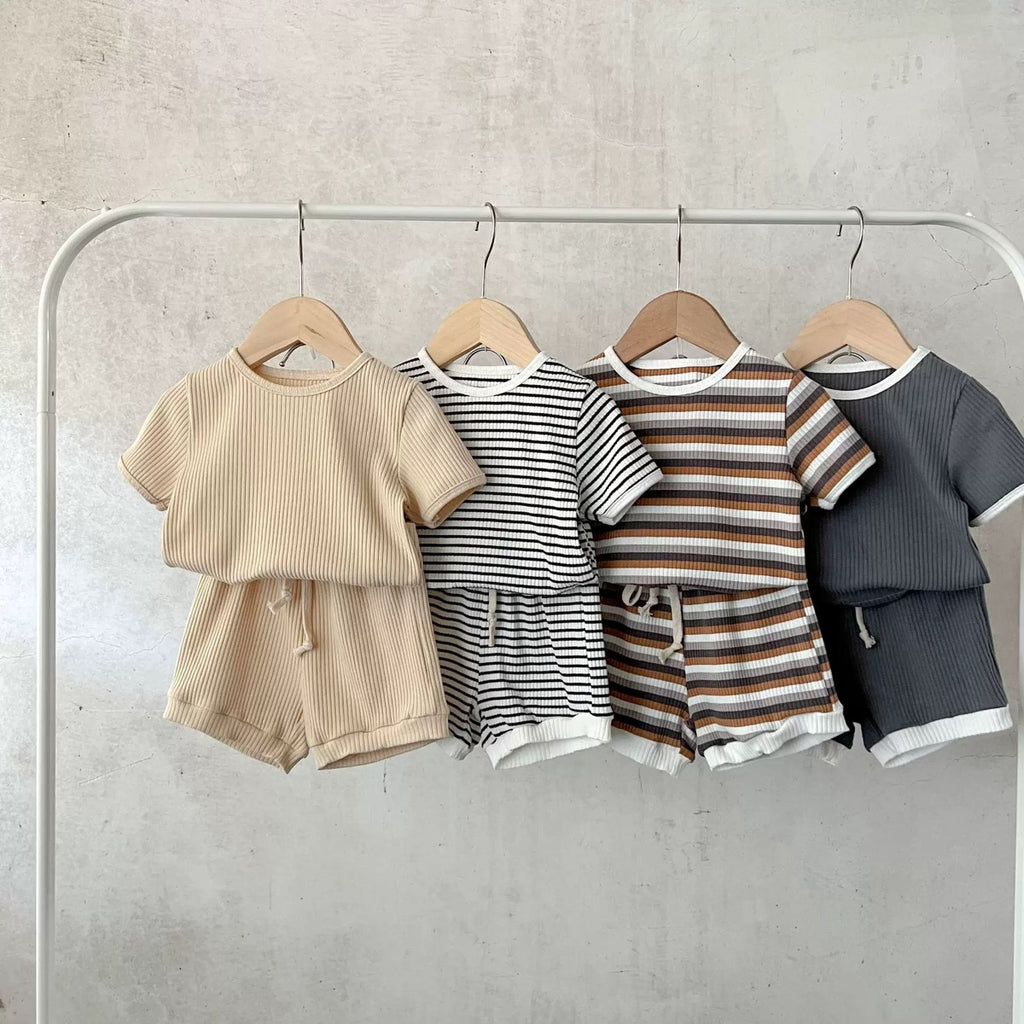 Children's Summer Striped Outfit