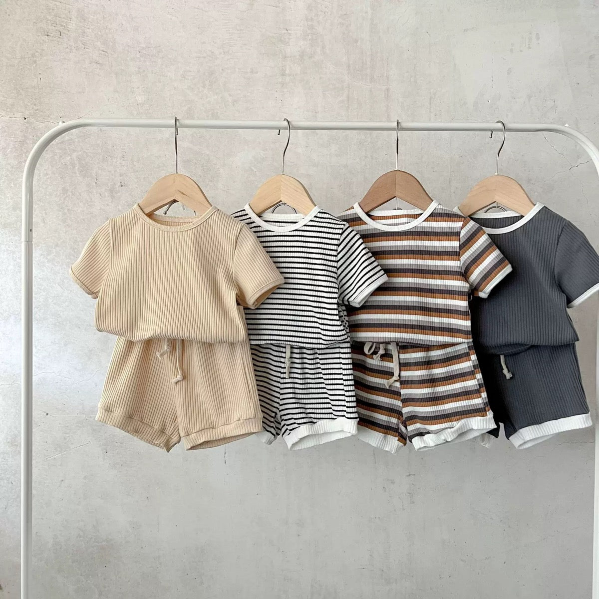 Children's Summer Striped Outfit