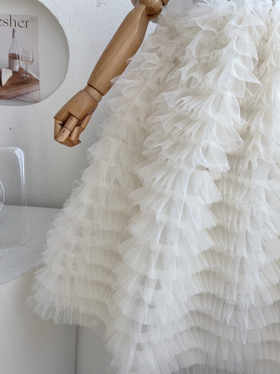 Shiny Children's Dress with Wings