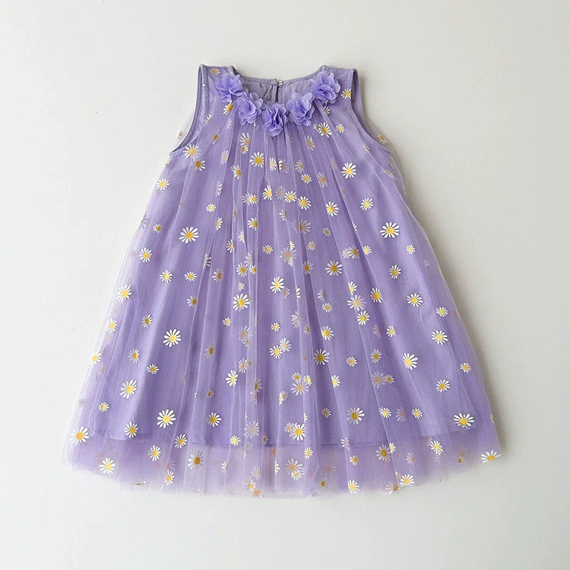 Children's Tulle Daisies Dress