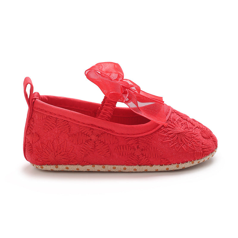 Children's Lace-Up Shoe with Bow