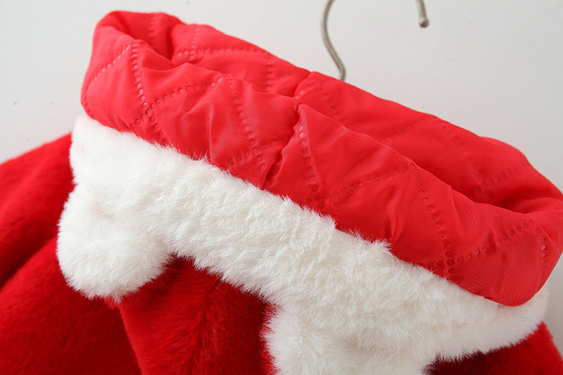 Children's Jacket with Bunny Pom-Poms