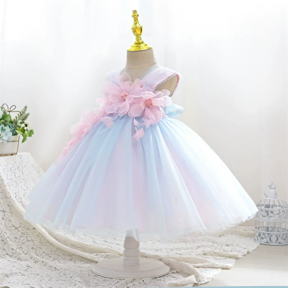 Floral Tulle Party Dress