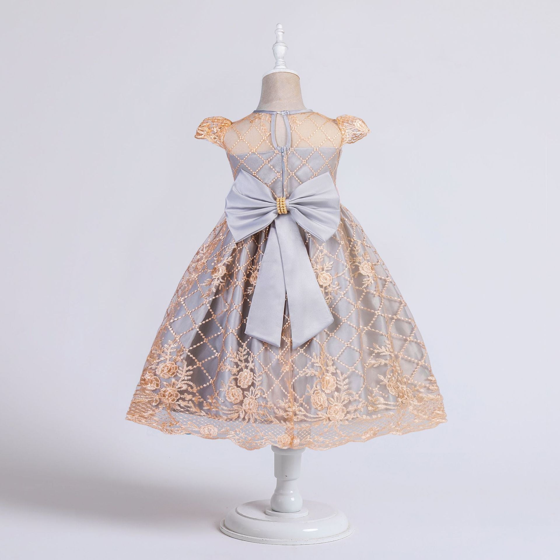 Floral Lace Children's Party Dress