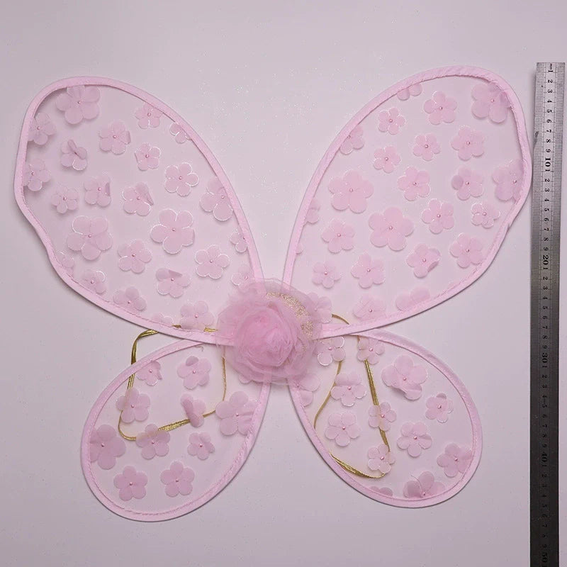 Baby Wings with Little Flowers