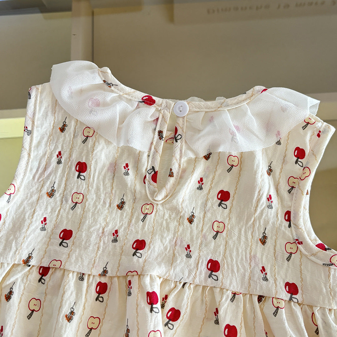 Girls' Summer Outfit with Prints