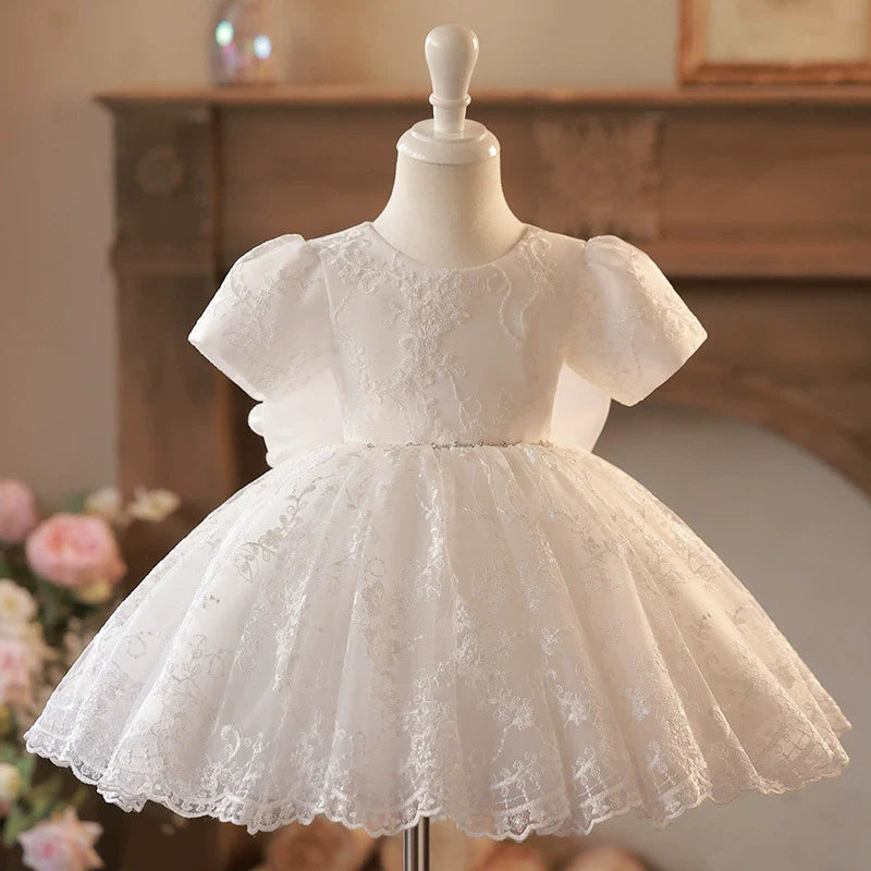 White Lace Party Dress