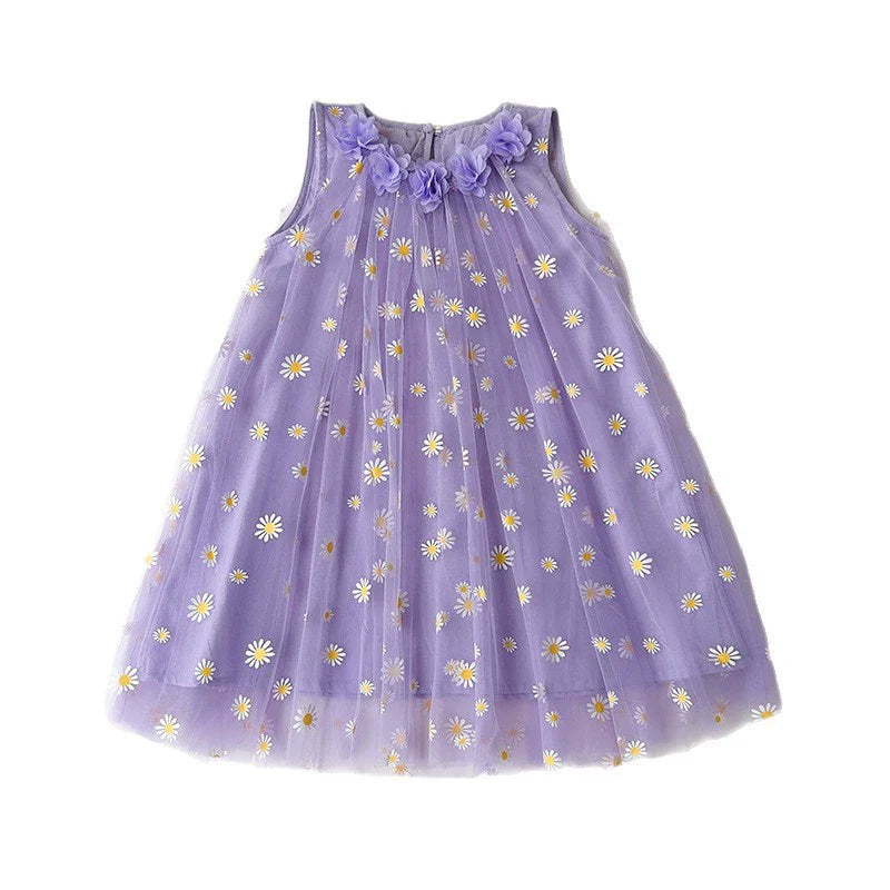 Children's Tulle Daisies Dress