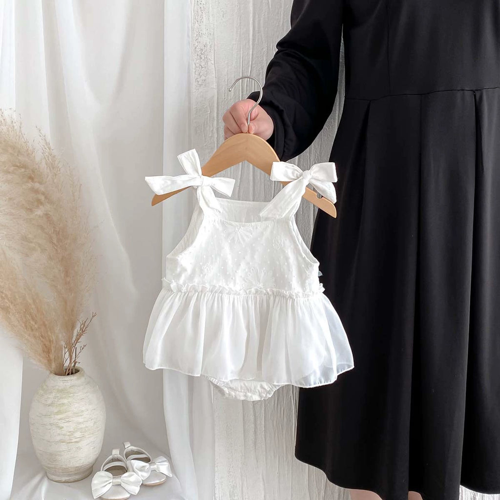 Baby Bodysuit with Floral Skirt