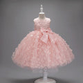 Children's Dress with Butterflies and Bow