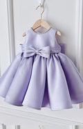Children's Dress with Bow and Pearls