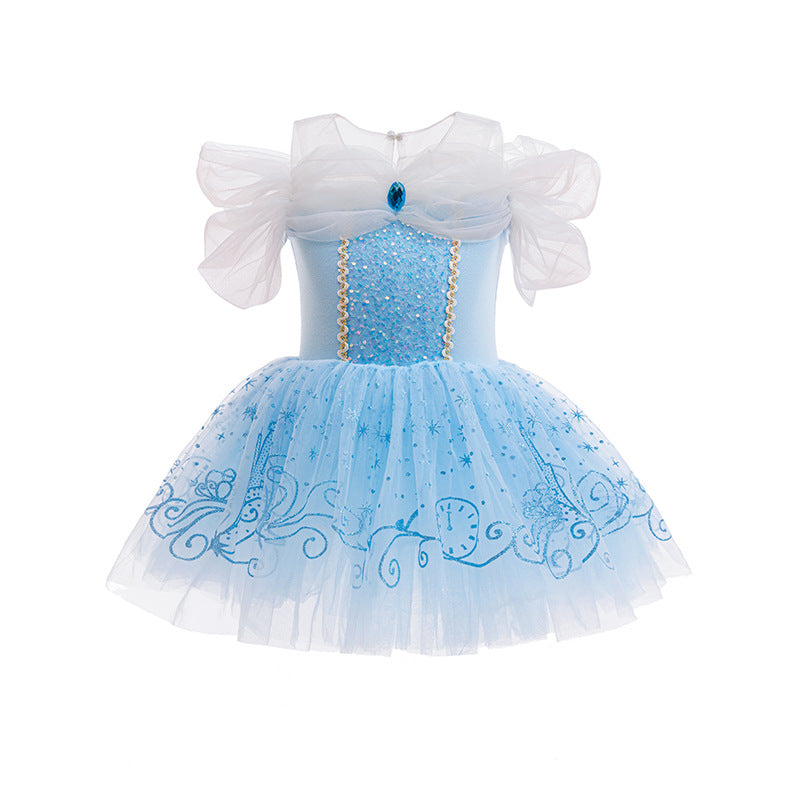 Blue Children's Party Dress