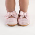 Children's Tweed Bow Shoe
