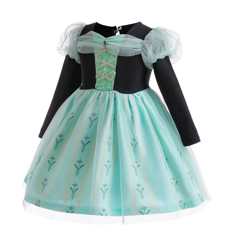 Party Dress with Sleeves and Sparkles