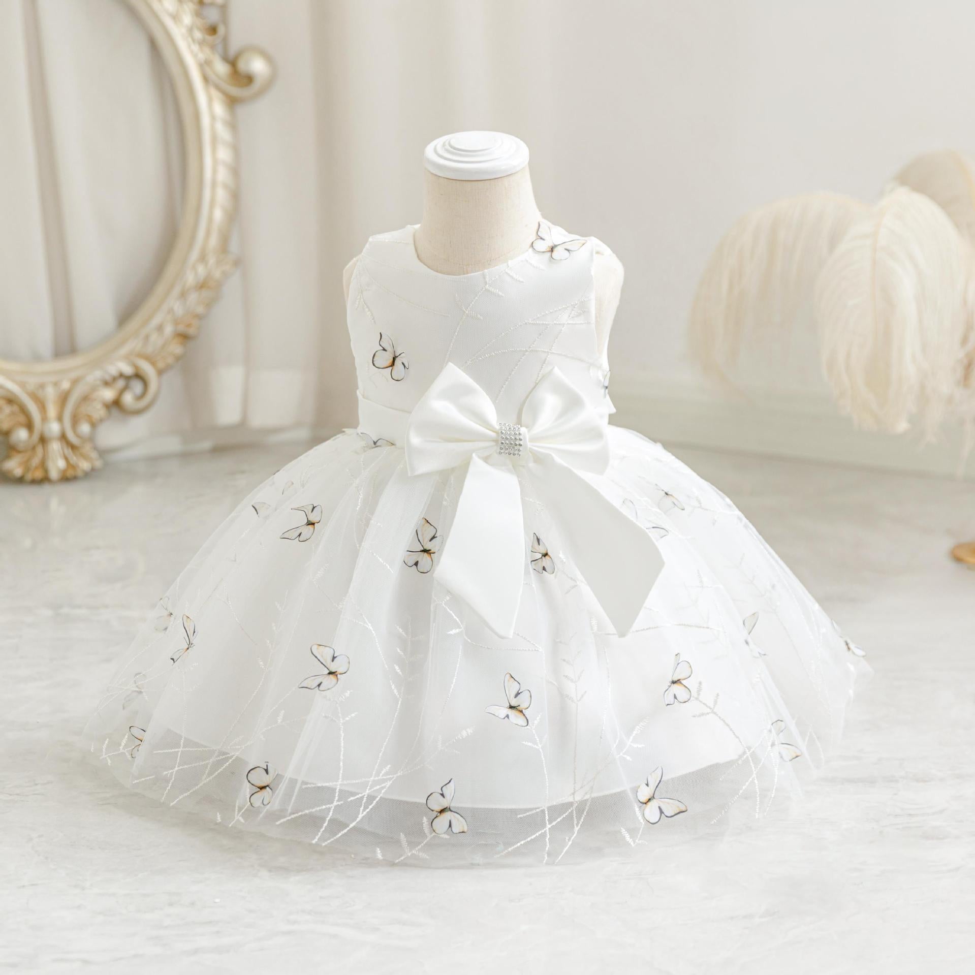 Butterfly Bow Party Dress