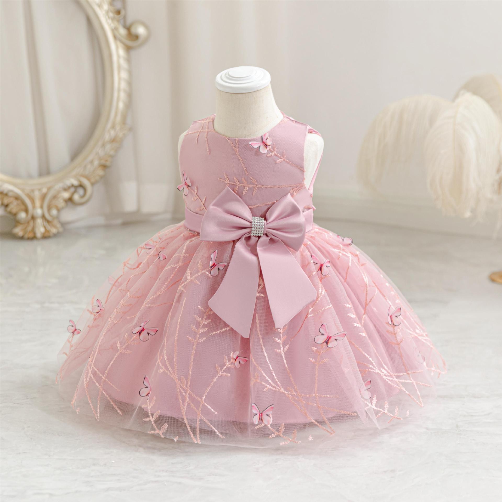 Butterfly Bow Party Dress