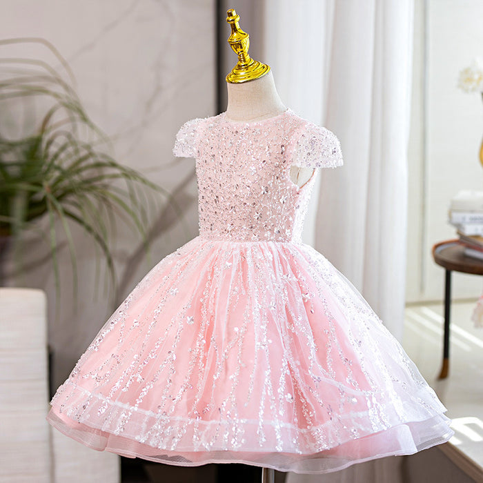 Bright Pink Children's Party Dress