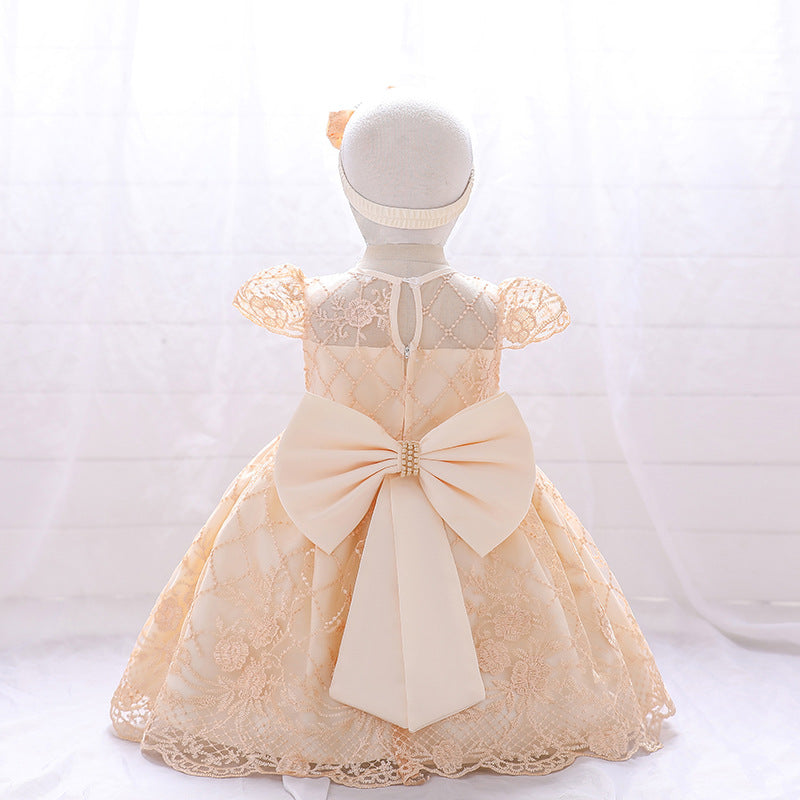 Floral Lace Children's Party Dress