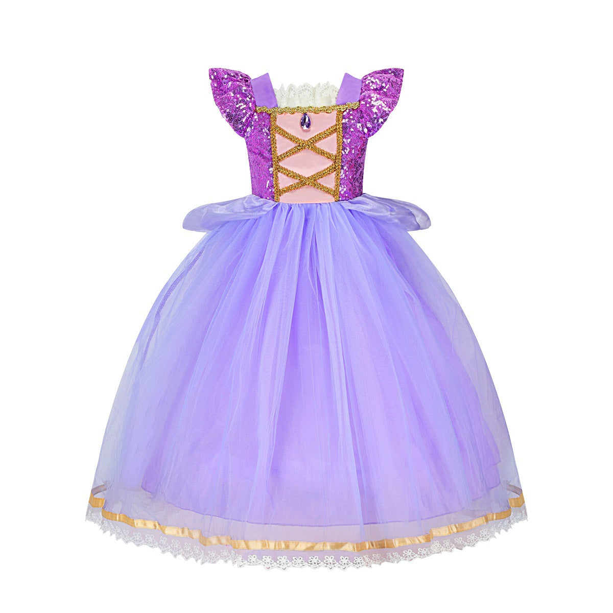 Sparkly Purple Party Dress