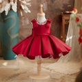 Red Pearl Children's Party Dress